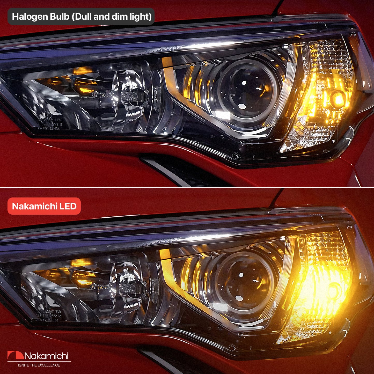 Nakamichi LED-Glühbirne 1156 / P21W 16-SMD 3030 Chipsätze, LED-Ersatzbirnen für Außen-Rückfahrblinkleuchten von Autos (Xenonweiß, 1156 | 16 LEDs)