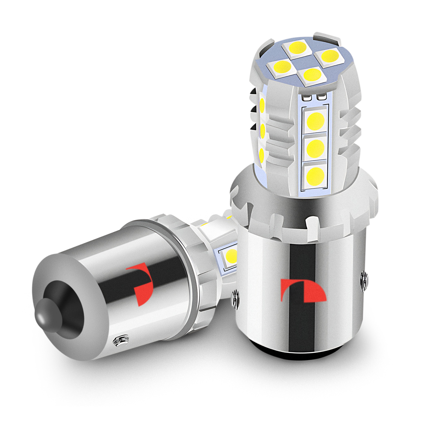 Nakamichi LED-Glühbirne 1156 / P21W 16-SMD 3030 Chipsätze, LED-Ersatzbirnen für Außen-Rückfahrblinkleuchten von Autos (Xenonweiß, 1156 | 16 LEDs)