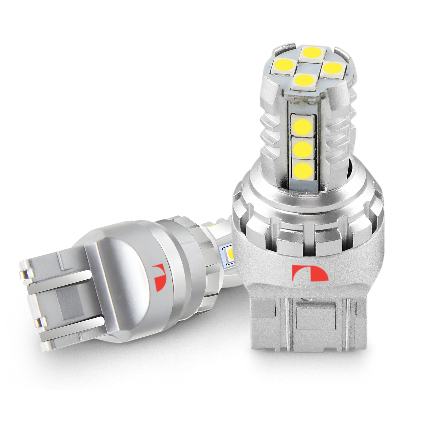 Nakamichi T20-7443 / W21/5W LED Light Bulb 16-SMD 3030 Chipsets LED Replacement Bulbs Car Exterior Reversing Indicator Lights (7443 | 16 LEDs)